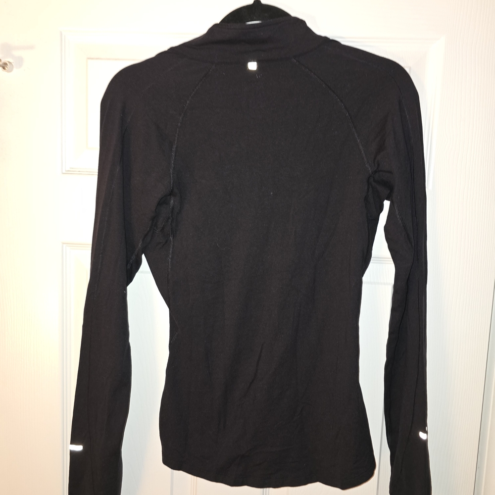Nike Women’s Black Dri-FIT Long Sleeve Quarter-Zip Up Running Jacket Size XS - Picture 6 of 6